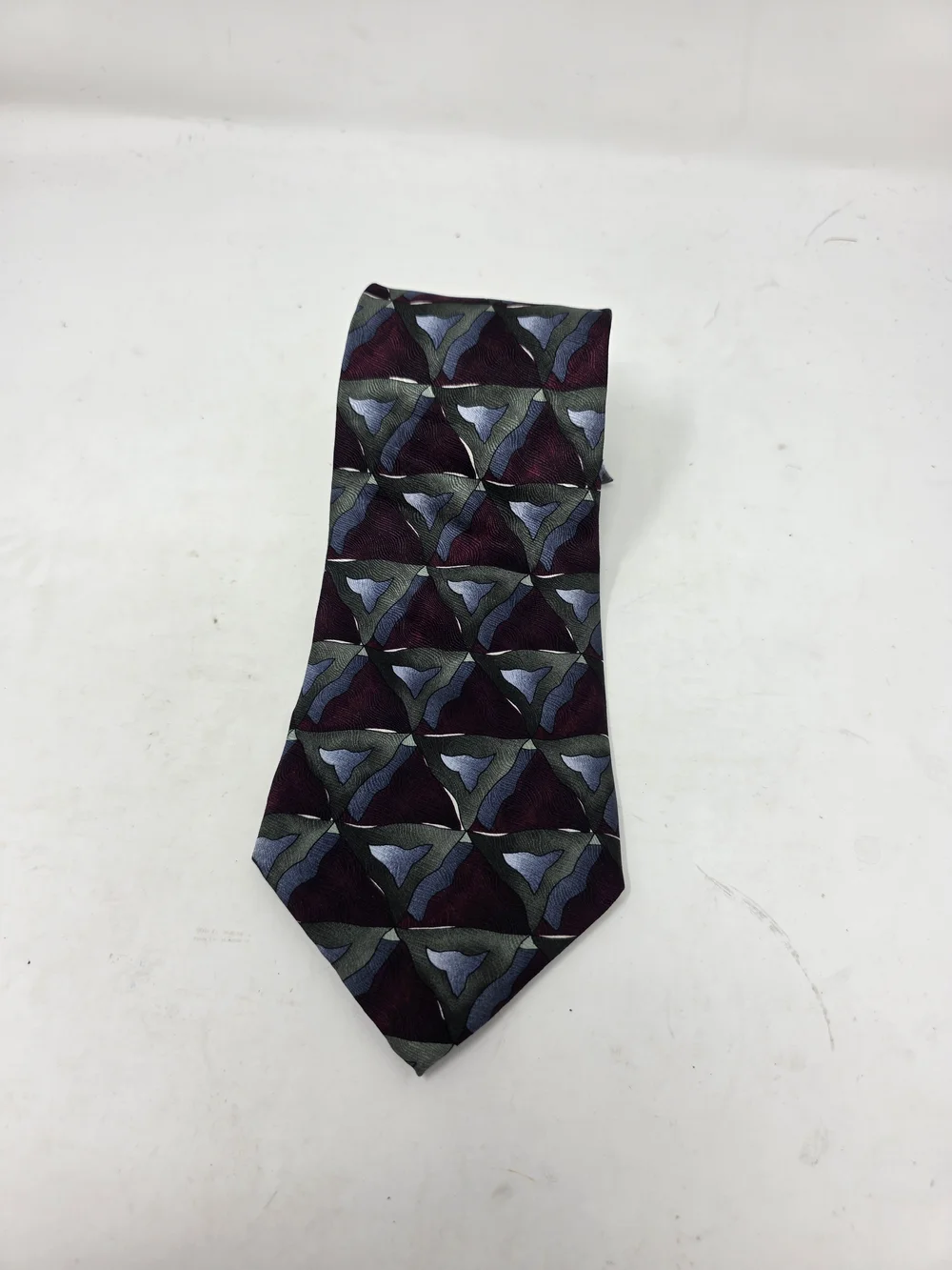 Vintage J Garcia Silk Tie Collection Fifteen Blue Fan Green Hills 1996